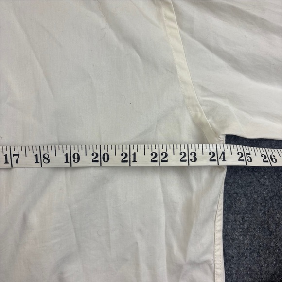 WOOLRICH Women’s Vintage White Button Up Blouse w/ embroidery size: XL - Picture 6 of 7